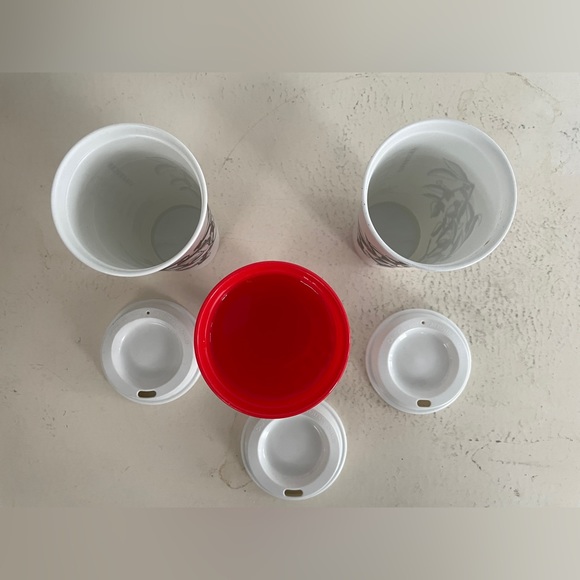3X Reusable Starbucks Xmas Hot Cups - Picture 3 of 6